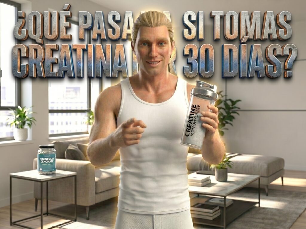 Qué pasa si tomas CREATINA 30 días