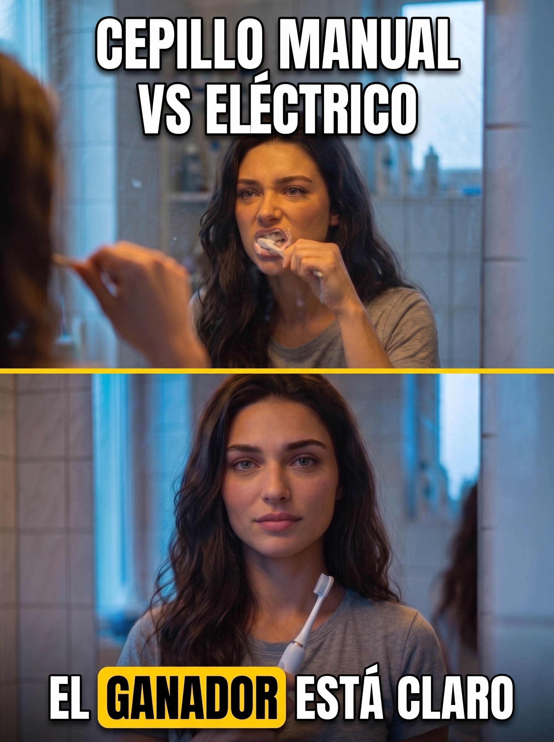 Cepillo eléctrico vs manual