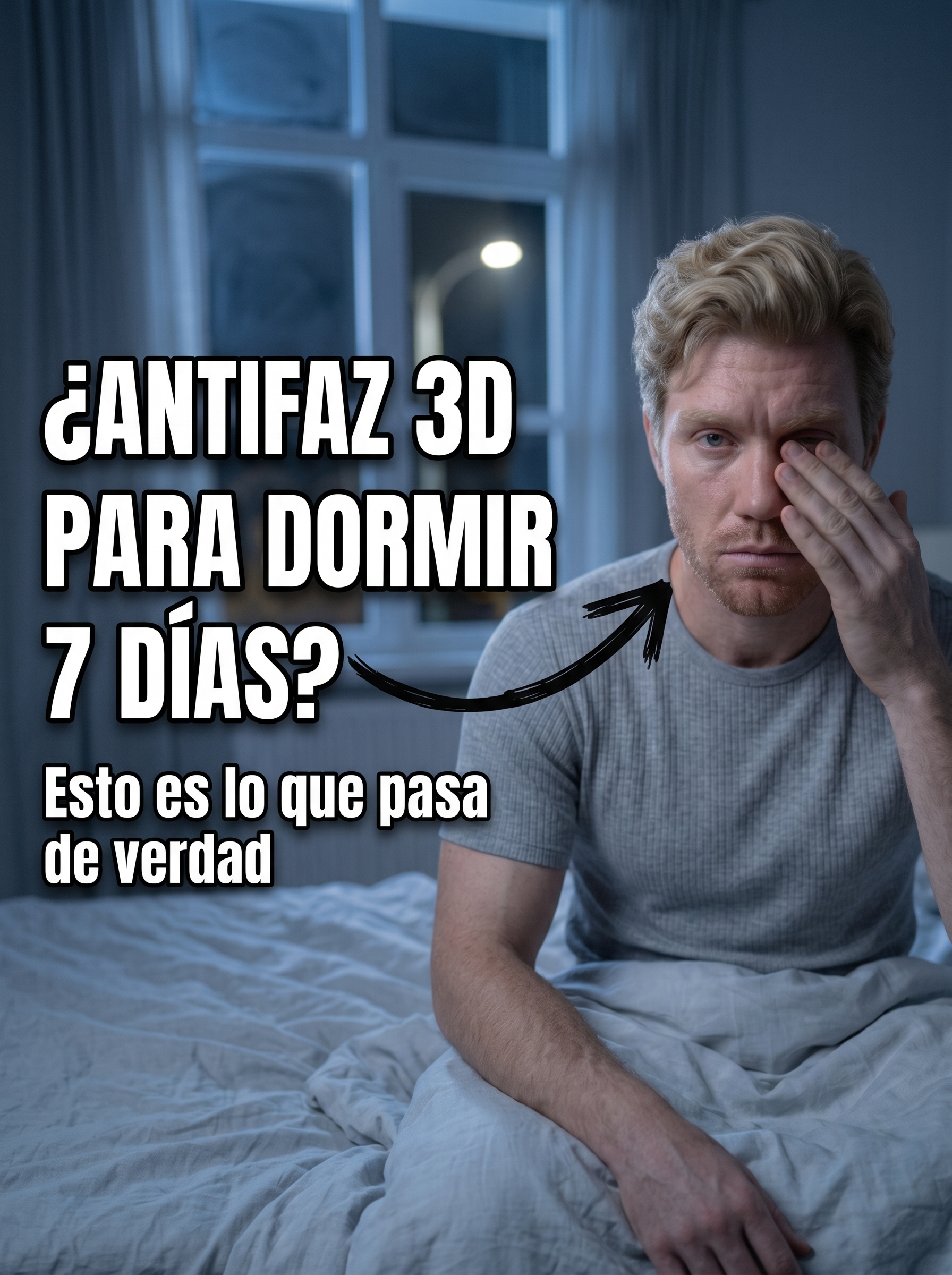 Antifaz 3D para dormir